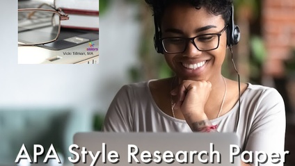 Product image for APA Research Paper: Working through the first paper