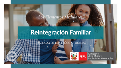 Product image for Perú: Reintegración Familiar: Buenas Prácticas para Reunificar a los Niños con sus Familias luego del Cuidado Alternativo