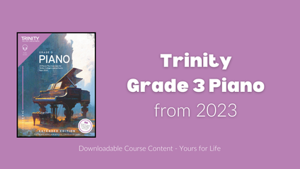 Product image for Trinity Grade 3 (from 2023)