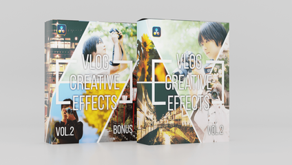 Product image for 【無料特典付き】DaVinci Resolve用プラグイン | Vlogクリエイティブエフェクト Vol.2