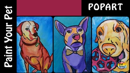 Product image for POPART -Paint YOUR Pet  - Easy painting for any age