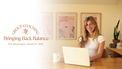 Product image for Bringing Back Balance - Group Coaching
