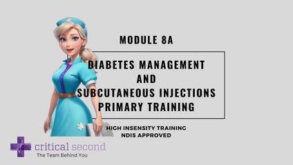 Product image for Critical Second Primary Training, Module 8A - Diabetes Management and Subcutaneous Injections