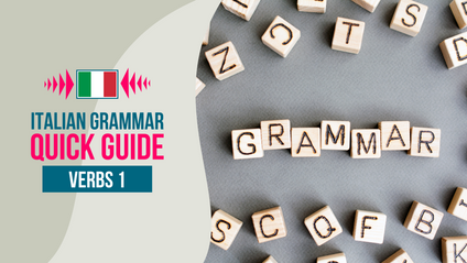 Product image for Italian Grammar - Quick Guide - Verbs 1