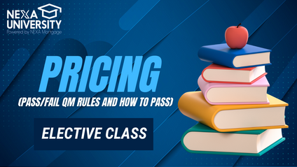 Product image for Pricing Class - Week 3 - Pass/Fail QM rules and how to PASS