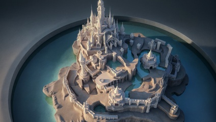 Product image for Hyrule Castle 3d Model | Zelda BOTW