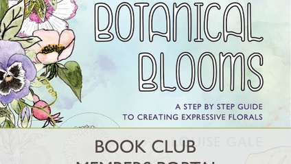 Product image for Drawing Botanical Blooms Book Club & Free Art Lessons