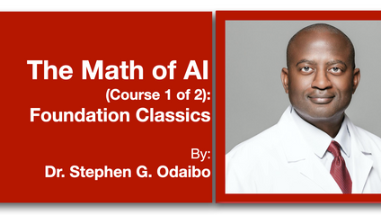 Product image for The Math of AI (Course 1): Foundation Classics