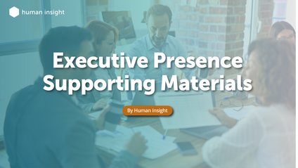 Product image for Executive Presence Supporting Materials