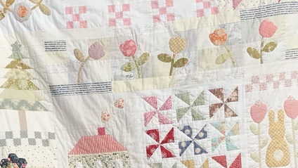 Product image for A Little Happy Year Quilt PDF Pattern (also includes 3 BONUS PDF Patterns)
