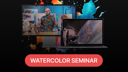 Product image for Tattooing 101’s Watercolor Tattooing Seminar
