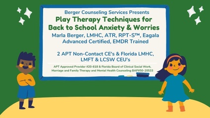 Product image for Play Therapy Techniques for Back to School Anxiety & Worries