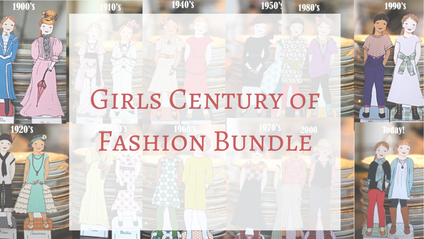 Product image for Paper Dolls: Girls Century of Fashion Bundle