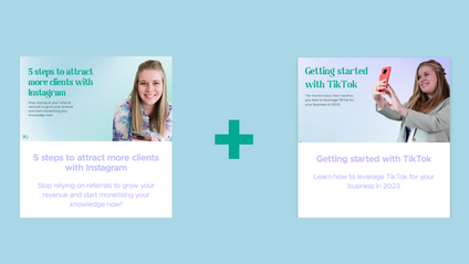 Product image for 5 steps to attract more clients + TikTok masterclass bundle