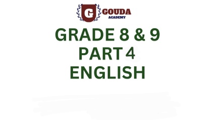Product image for Grade 8 & 9 English Course Part 4