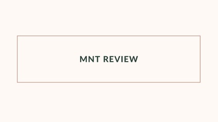 Product image for MNT Review