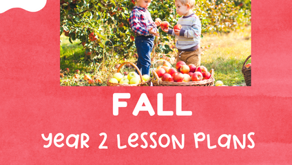 Product image for Virtual Tot School | Year 2 | Fall Lesson Plans