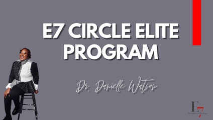 Product image for E7 Circle Elite Coaching Program