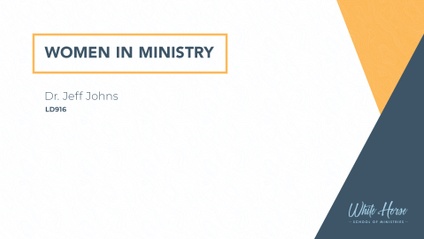 Product image for LD916 - Women in Ministry