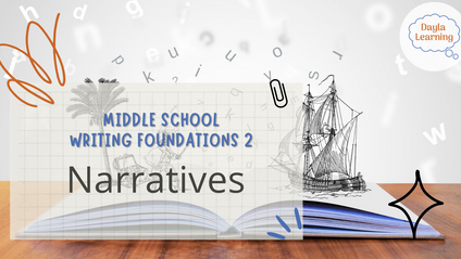 Product image for Middle School Writing Foundations 2: Narratives (Fall 2025)