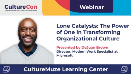 Product image for Webinar: Lone Catalysts - The Power of One in Transforming Organizational Culture