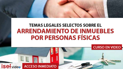 Product image for TEMAS LEGALES SELECTOS SOBRE EL ARRENDAMIENTO DE INMUEBLES POR PERSONAS FÍSICAS