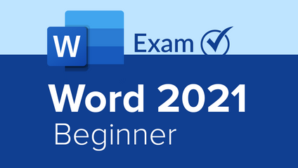 Product image for Word 2021 Beginner Exam
