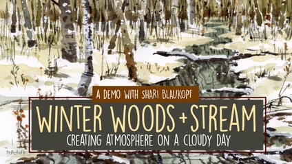 Product image for Winter Woods and Stream