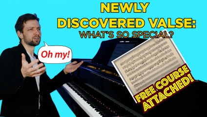 Product image for F. CHOPIN: A NEWLY DISCOVERED VALSE | FREE COURSE