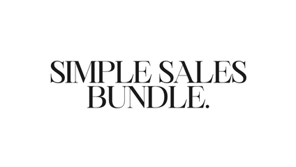 Product image for Simple Sales Bundle