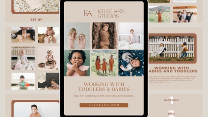 Product image for Working with Babies & Toddlers Posing Guide
