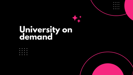 Product image for University on demand