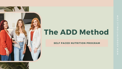 Product image for The Add Method - Self Paced Nutrition Program