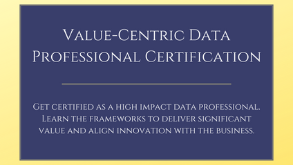 Product image for The Value Centric Data Professional Certification