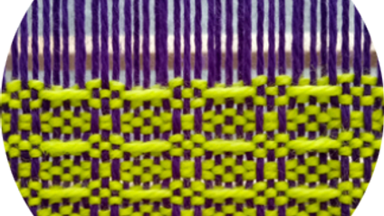 Product image for Waffle Weave on a rigid heddle loom
