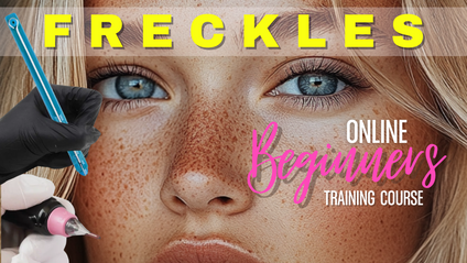 Product image for ONLINE Freckle Tattoos Course - Certification - No Kit