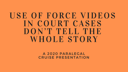 Product image for Use of Force Videos in Court Cases Don’t Tell The Whole Story