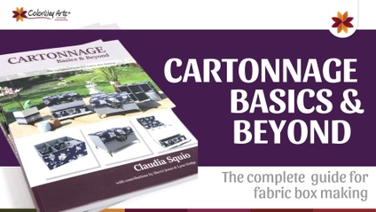 Product image for Cartonnage Basics & Beyond - The complete guide for fabric box making
