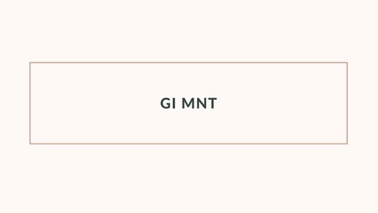 Product image for GI MNT