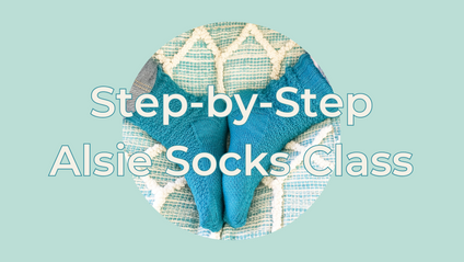 Product image for Step-by-Step Alsie Socks Class