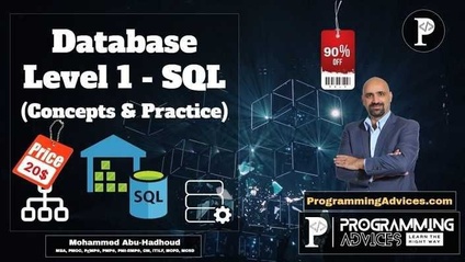 Product image for 15 - Database Level 1 - SQL (Concepts and Practice)