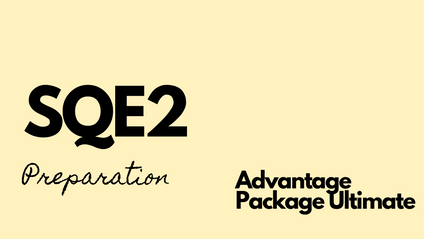 Product image for SQE2 Preparation - Advantage Package Ultimate