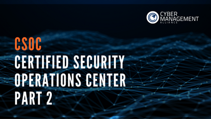 Product image for Certified Security Operations Center (CSOC) Part 2
