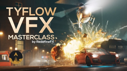 Product image for Torque: A tyFlow VFX Masterclass by RedefineFX