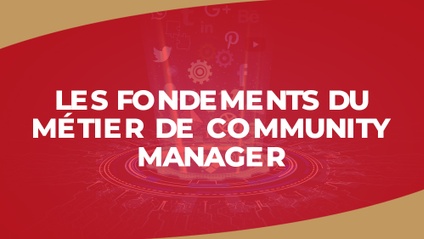 Product image for IGTC01CM - Les fondements du métier de community manager (FR)