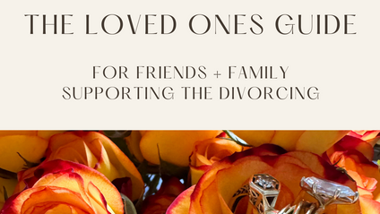 Product image for The Loved Ones Guide - for Friends + Family Supporting the Divorcing