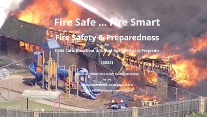Product image for Fire Safe ... Fire Smart Fire Safety Training for Child Care & Preschool Programs (2024)