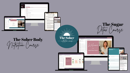 Product image for The Sober Body Nutrition Course + 14 Day Sugar Detox Challenge