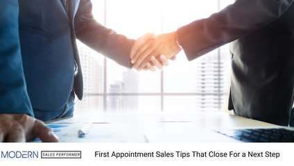 Product image for First Appointment Sales Tips that Close for the Next Step
