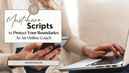 Product image for Must-Have Scripts For Keeping Your Boundaries in Coaching